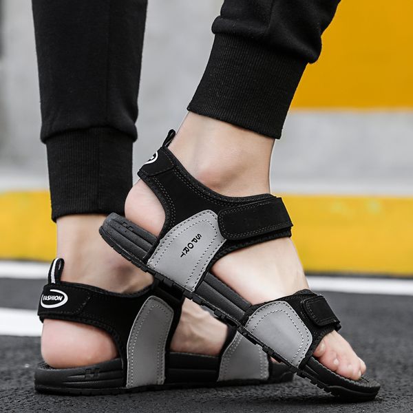 fashion sandals men summer casual shoes comfortable stretch fabric beach sandals men lightweight breathable sandalias black gray
fashion sandals men summer casual shoes comfortable stretch fabric beach sandals men lightweight breathable sandalias black gray