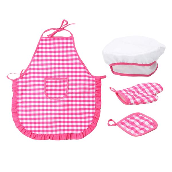 smart cookie chefs apron set - 4 pieces kids chef hat & apron with accessories - pretend play kitchen set
smart cookie chefs apron set - 4 pieces kids chef hat & apron with accessories - pretend play kitchen set