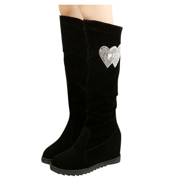 flock winter wedge boots 2121 middle tube wedge shoes boot autumn winter boots for women, Black
flock winter wedge boots 2121 middle tube wedge shoes boot autumn winter boots for women, Black