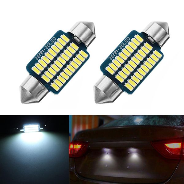 2x 36mm pure white canbus c5w bulbs for samsung 3014 smd license plate light for kia sportage cerato
2x 36mm pure white canbus c5w bulbs for samsung 3014 smd license plate light for kia sportage cerato