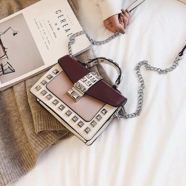 38# pink patchwork color diamond shiny handbags purse one-shoulder small square bag women pu leather chain wild messenger bags
38# pink patchwork color diamond shiny handbags purse one-shoulder small square bag women pu leather chain wild messenger bags