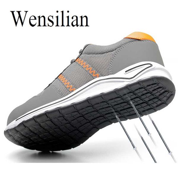 men's safety shoes lightweight 0.3kg steel toe cap work & safety boots breathable male puncture proof boots casual shoes 2019, Black
men's safety shoes lightweight 0.3kg steel toe cap work & safety boots breathable male puncture proof boots casual shoes 2019, Black