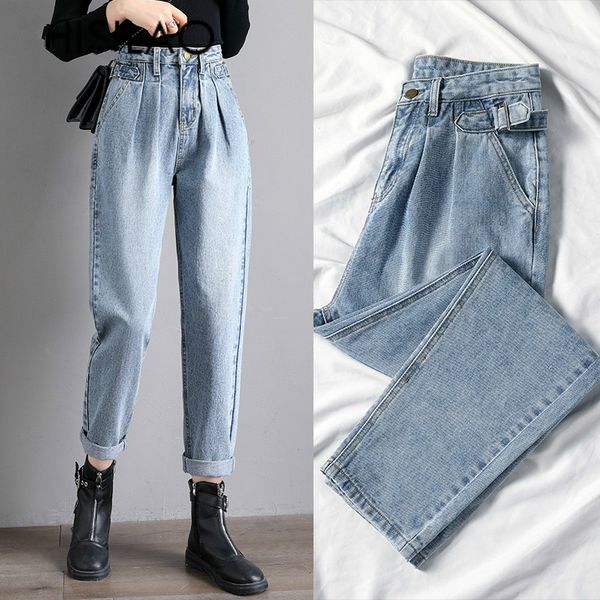 straight harem jeans women vintage mom high waist jeans plus size retro boyfriend street blue black 2020 denim pants
straight harem jeans women vintage mom high waist jeans plus size retro boyfriend street blue black 2020 denim pants