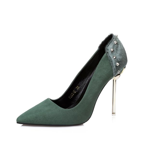 2019 new high heels women fashion pointed toe office shoes women's solid flock shallow high heels shoes for women n8-59, Black
2019 new high heels women fashion pointed toe office shoes women's solid flock shallow high heels shoes for women n8-59, Black