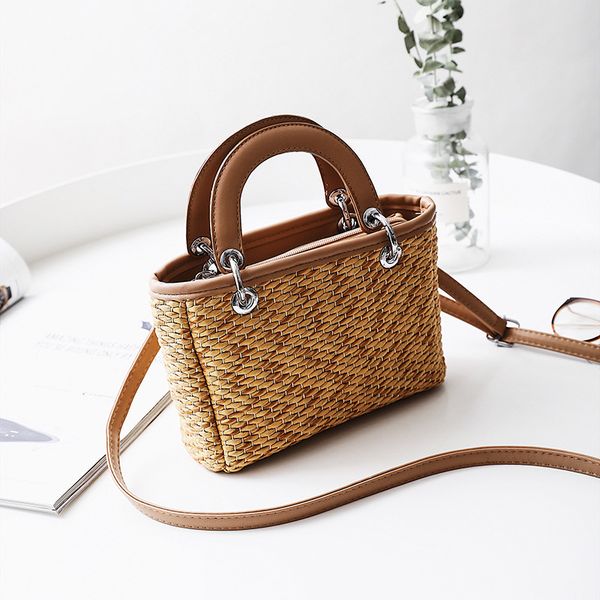 2019 new straw bag ladies beach bolso contrast color portable small square bolsos shoulder messenger bags bolsa feminina
2019 new straw bag ladies beach bolso contrast color portable small square bolsos shoulder messenger bags bolsa feminina