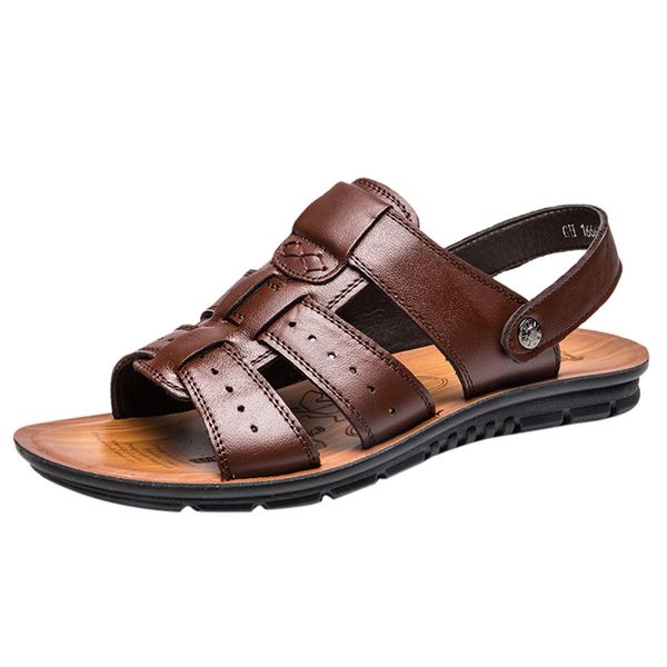 #35 fashion men's summer casual hollow breathable sandals business open toe sandals male shoes men shoes 2019 new, Black
#35 fashion men's summer casual hollow breathable sandals business open toe sandals male shoes men shoes 2019 new, Black