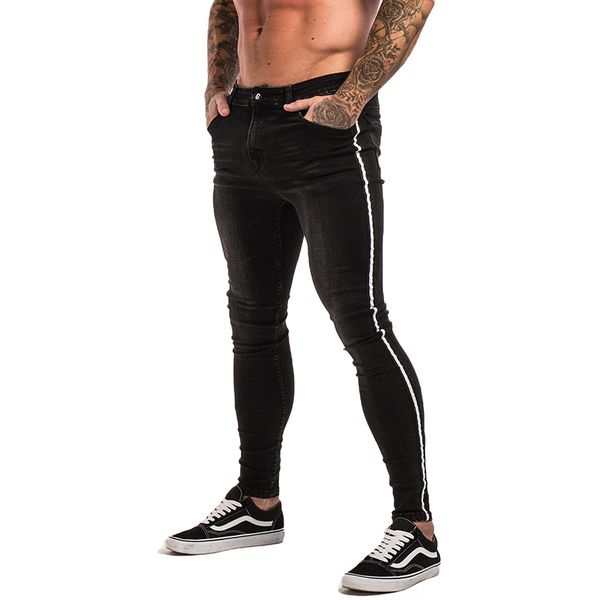 Gingtto Skinny Jeans For Men Distressed Jeans Men Tape Design Ribbon Fashion Ankle Tight Lightweight Cotton Stretch zm22
Gingtto Skinny Jeans For Men Distressed Jeans Men Tape Design Ribbon Fashion Ankle Tight Lightweight Cotton Stretch zm22