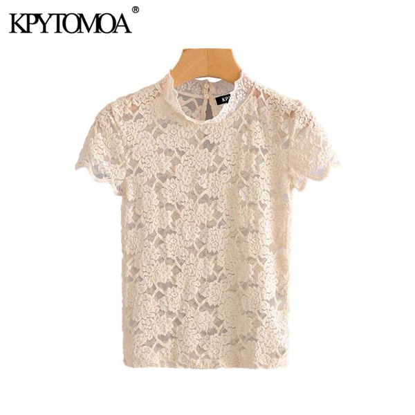 vintage sweet see through lace blouses women 2020 fashion o neck short sleeve female shirts blusas mujer chic, White
vintage sweet see through lace blouses women 2020 fashion o neck short sleeve female shirts blusas mujer chic, White