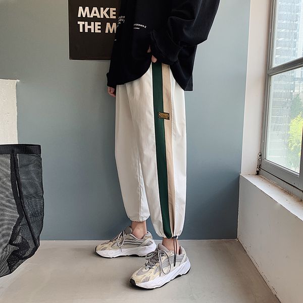 2020 spring and autumn new couple youth popular stripe stitching sports pants fashion casual loose leggings gray / white / black
2020 spring and autumn new couple youth popular stripe stitching sports pants fashion casual loose leggings gray / white / black