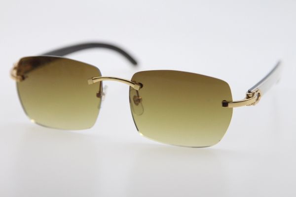 2020 wholesale new white inside black buffalo horn rimless sunglasses 8100905 rimless glasses with box pilot sunglasses, White;black
2020 wholesale new white inside black buffalo horn rimless sunglasses 8100905 rimless glasses with box pilot sunglasses, White;black