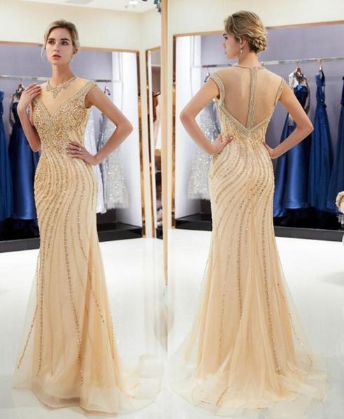 2020 new mermaid beaded bridal prom evening dresses jewel neck elegant bridal gowns unique tulle crystal gold party dresses dh370, Black;red
2020 new mermaid beaded bridal prom evening dresses jewel neck elegant bridal gowns unique tulle crystal gold party dresses dh370, Black;red