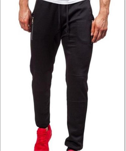 men casual pants new style men's fitness sports pants men solid color casual slim trousers man clothes 2018 male clothing, Black
men casual pants new style men's fitness sports pants men solid color casual slim trousers man clothes 2018 male clothing, Black