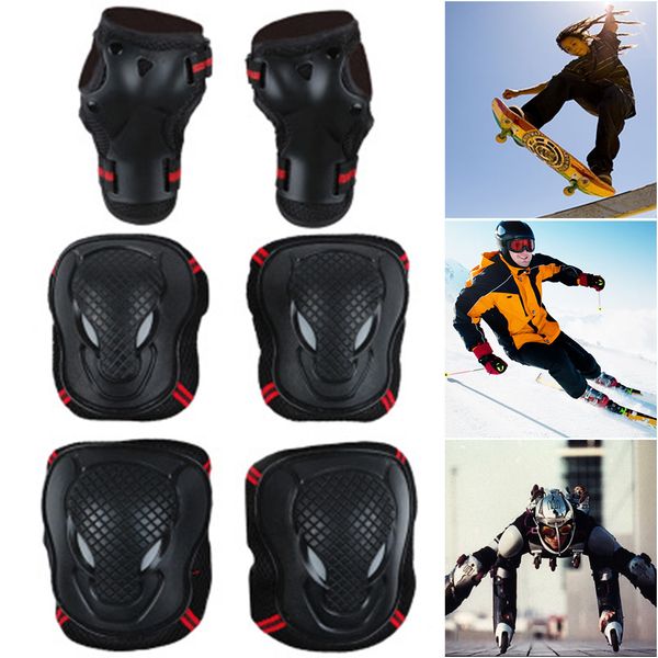 6 pieces set breathable protective gear mesh outdoor skating children skateboard sports thick palms/elbow guards/kneecaps, Black;gray
6 pieces set breathable protective gear mesh outdoor skating children skateboard sports thick palms/elbow guards/kneecaps, Black;gray