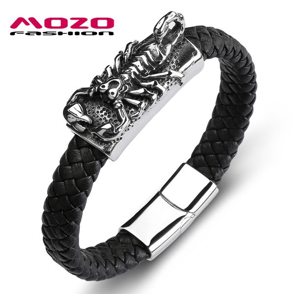 mozo fashion 2020 trendy men bracelet leather scorpions stainless steel simple bracelets man collocation punk cuff jewelry 131, Golden;silver
mozo fashion 2020 trendy men bracelet leather scorpions stainless steel simple bracelets man collocation punk cuff jewelry 131, Golden;silver