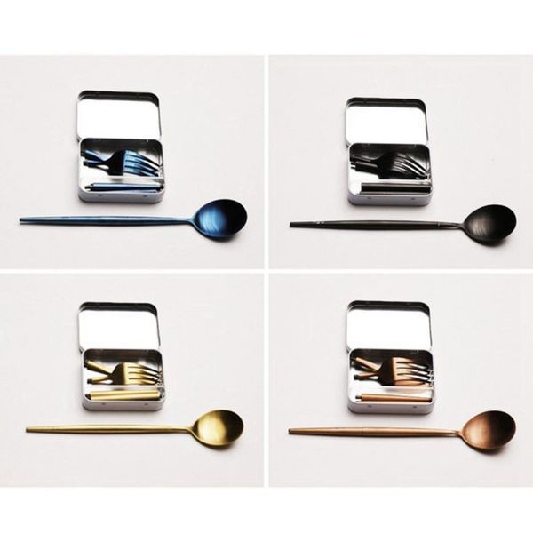 cutlery fork spoon set detachable portable 304 stainless steel travel tableware with carrying case organizer box new
cutlery fork spoon set detachable portable 304 stainless steel travel tableware with carrying case organizer box new