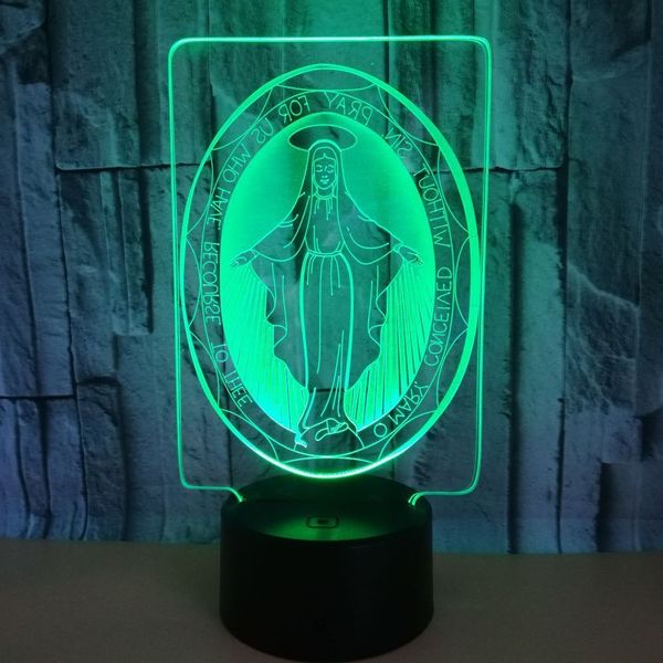 thanksgiving christianity gift mary maria 3d small night-light remote control touch colorful led lamp usb power supply
thanksgiving christianity gift mary maria 3d small night-light remote control touch colorful led lamp usb power supply