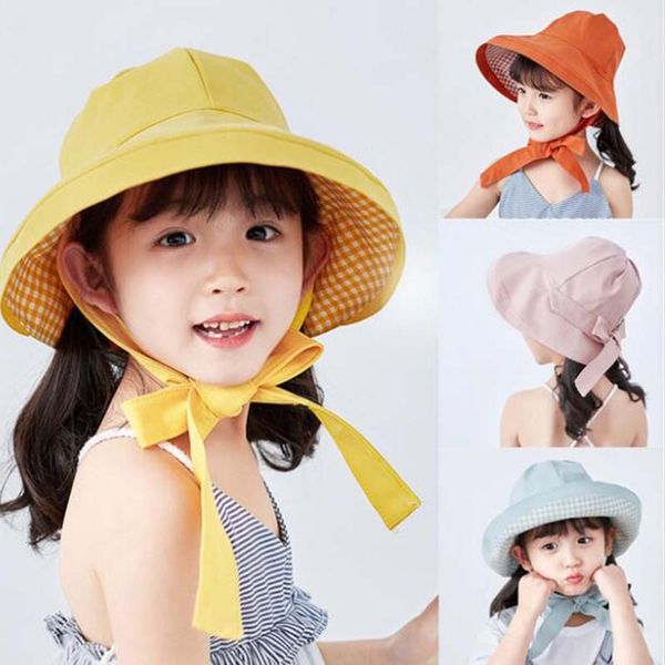 baby holiday cap children bucket hats korean style casual kids fisherman hats (can wear two sides, Yellow
baby holiday cap children bucket hats korean style casual kids fisherman hats (can wear two sides, Yellow