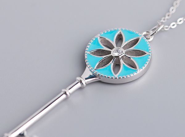 enamel blue key necklace women sweater chain pure 925 silver necklaces lady charm hollow jewelry
enamel blue key necklace women sweater chain pure 925 silver necklaces lady charm hollow jewelry
