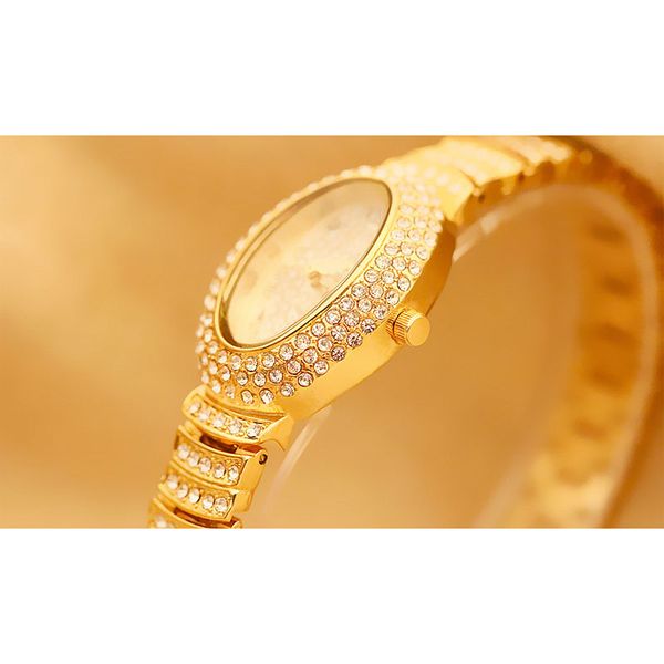 2019 new oval gold silver crystal elegant strap high-grade quartz female watch chronograph fashion & casual alloy, Slivery;brown
2019 new oval gold silver crystal elegant strap high-grade quartz female watch chronograph fashion & casual alloy, Slivery;brown
