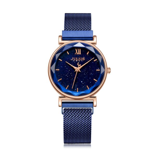 magnetic buckle blue sandstone women's watch japan quartz lady hours fine fashion steel bracelet girl's gift julius box 1172, Slivery;brown
magnetic buckle blue sandstone women's watch japan quartz lady hours fine fashion steel bracelet girl's gift julius box 1172, Slivery;brown