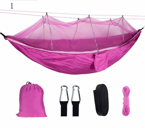 super light and high strength parachute swing hammock mosquito net hunting trip double hammock outdoor camping tour
super light and high strength parachute swing hammock mosquito net hunting trip double hammock outdoor camping tour