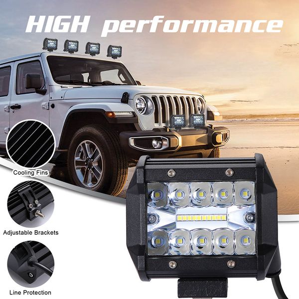 2pcs 4inch 9-30v 200w-400w 2525 led work light bar pods flush mount combo driving lamp motor light sala
2pcs 4inch 9-30v 200w-400w 2525 led work light bar pods flush mount combo driving lamp motor light sala