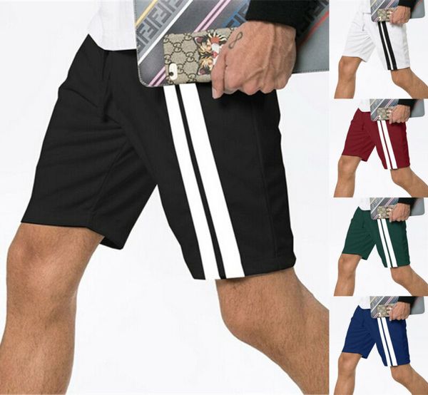 men's loose casual shorts side strap mid waist sports jogging run gym shorts breathable training fitness shorts, White;black
men's loose casual shorts side strap mid waist sports jogging run gym shorts breathable training fitness shorts, White;black