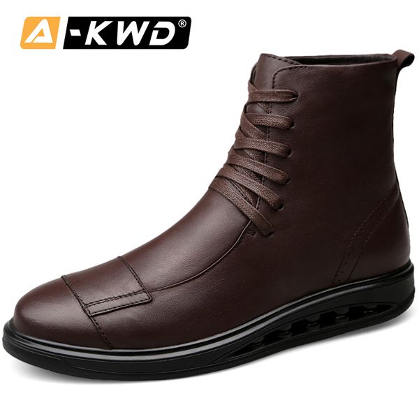 genuine leather men snow boots high sneakers man rangers chaussure militaires men boots winter work shoes, Black
genuine leather men snow boots high sneakers man rangers chaussure militaires men boots winter work shoes, Black