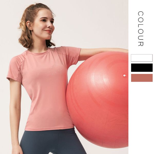 women solid yoga t-shirt sports short sleeves 2020 new fitness clothes for women workout for sports wear gym, White;red
women solid yoga t-shirt sports short sleeves 2020 new fitness clothes for women workout for sports wear gym, White;red