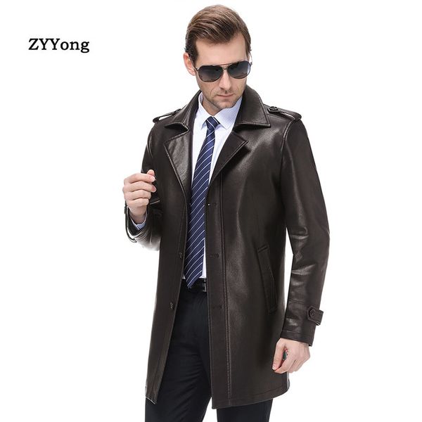 men's fur & faux 2021 winter leather jacket for long slim windbreaker male blazer coat plus size m-7xl, Black
men's fur & faux 2021 winter leather jacket for long slim windbreaker male blazer coat plus size m-7xl, Black