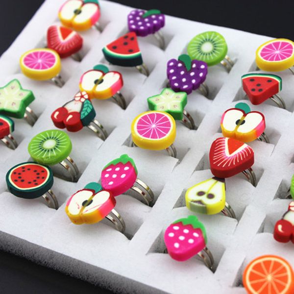 10pcs polymer clay metal children kids boys girls cartoon flowers fruit finger rings gift aic88, Golden;silver
10pcs polymer clay metal children kids boys girls cartoon flowers fruit finger rings gift aic88, Golden;silver