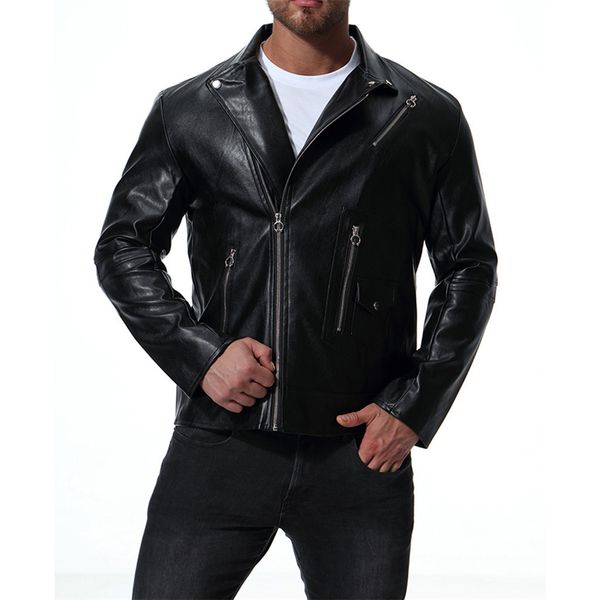 dropshipping casual plus size fashion autumn and winter men's casual solid color long-sleeved slim leather man handsome, Black;brown
dropshipping casual plus size fashion autumn and winter men's casual solid color long-sleeved slim leather man handsome, Black;brown