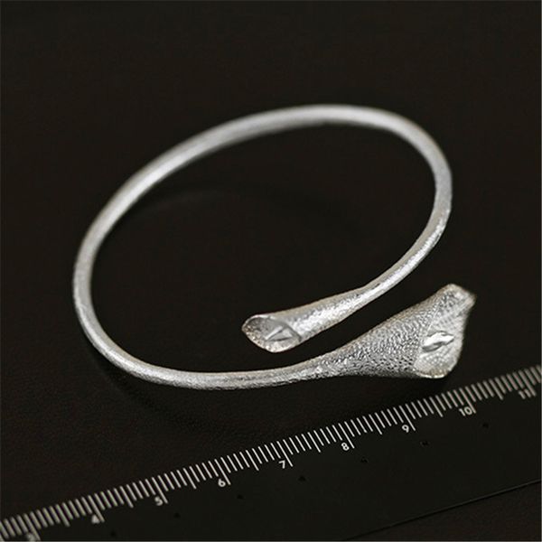 lotus fun real 925 sterling silver original designer handmade fine jewelry ethnic lotus calla bangle bracelet for women bijoux cx200702, Black
lotus fun real 925 sterling silver original designer handmade fine jewelry ethnic lotus calla bangle bracelet for women bijoux cx200702, Black