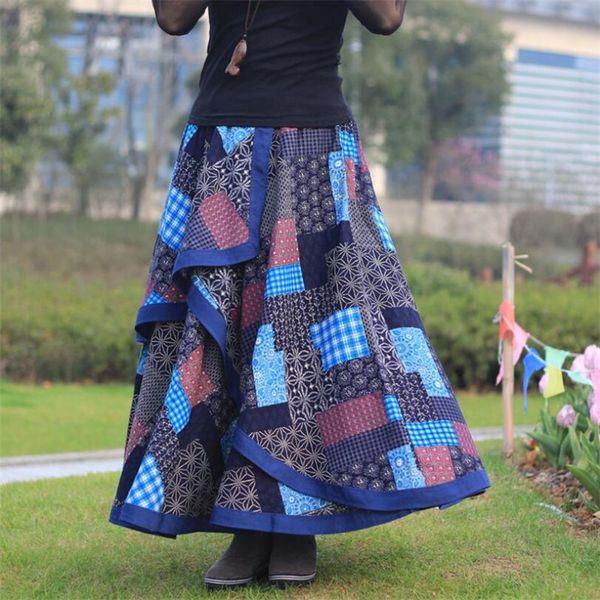 skirts female spring autumn brand casual retro a-line women cotton linen fashion ink painting print long skirt elastic waist, Black
skirts female spring autumn brand casual retro a-line women cotton linen fashion ink painting print long skirt elastic waist, Black