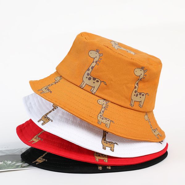 1pcs giraffe print embroidery fisherman hat sunscreen bucket hat outdoors cap hip hop fisherman beach cap for kid, Yellow
1pcs giraffe print embroidery fisherman hat sunscreen bucket hat outdoors cap hip hop fisherman beach cap for kid, Yellow