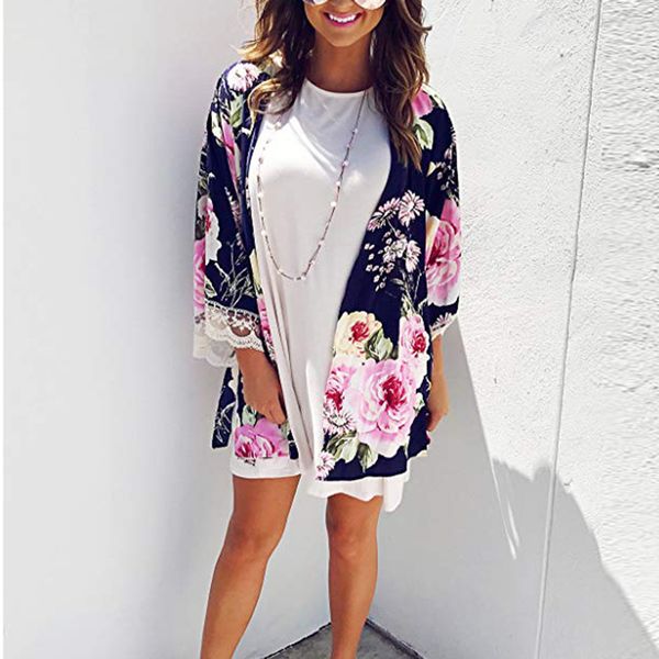 feitong fashion women blouses casual shawl print kimono cardigan cover up female fashion shirts blouses clothing blusas, White
feitong fashion women blouses casual shawl print kimono cardigan cover up female fashion shirts blouses clothing blusas, White