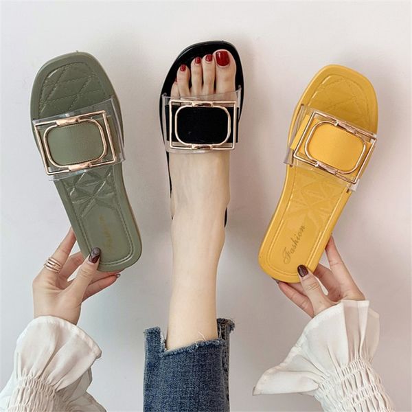 slippers pxelena 2021 summer women transparen pvc buckle flat beach flip flops lady outdoor slides non slip shoes casual comfort, Black
slippers pxelena 2021 summer women transparen pvc buckle flat beach flip flops lady outdoor slides non slip shoes casual comfort, Black