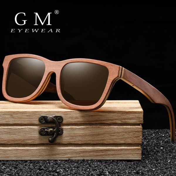 gm brand designer wood sunglasses new men polarized brown skateboard wood sunglasses with original box retro vintage eyewear, White;black
gm brand designer wood sunglasses new men polarized brown skateboard wood sunglasses with original box retro vintage eyewear, White;black