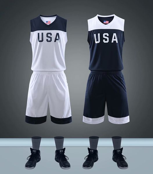 2020 professional basketball jerseys sports clothing men/kids shirt + shorts uniforms set breathable customized training suits diy 827, Black
2020 professional basketball jerseys sports clothing men/kids shirt + shorts uniforms set breathable customized training suits diy 827, Black