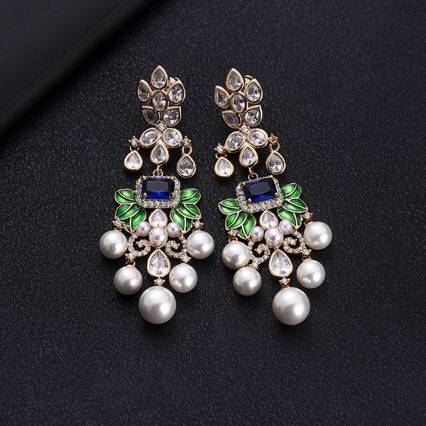 jankellyluxury flowers cubic zircon crystal cz long dangle earrings for women african bridal earring aretes de mujer modernos, Silver
jankellyluxury flowers cubic zircon crystal cz long dangle earrings for women african bridal earring aretes de mujer modernos, Silver