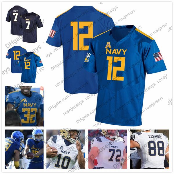 2019 midshipmen football #12 roger staubach 20 cj williams 32 isaac ruoss 43 nelson smith 3 mychal cooper white royal blue angels jersey, Black
2019 midshipmen football #12 roger staubach 20 cj williams 32 isaac ruoss 43 nelson smith 3 mychal cooper white royal blue angels jersey, Black