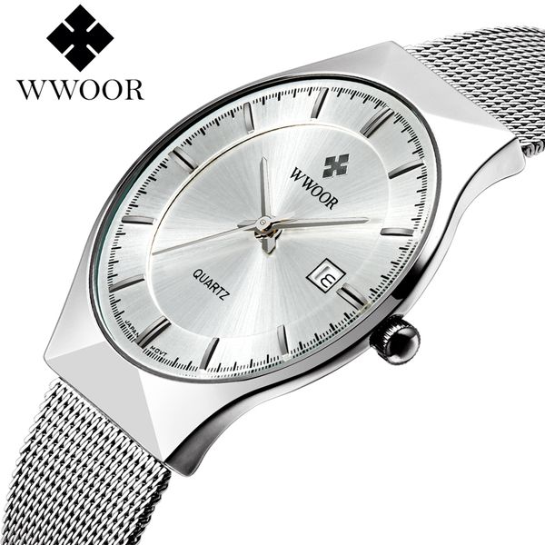 wwoor new luxury watch men brand men's watches ultra thin stainless steel mesh band quartz wristwatch fashion casual watches, Slivery;brown
wwoor new luxury watch men brand men's watches ultra thin stainless steel mesh band quartz wristwatch fashion casual watches, Slivery;brown
