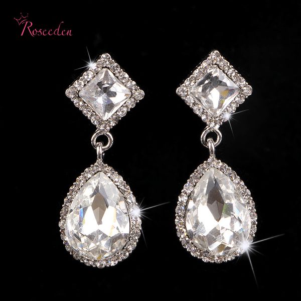crystal rhinestone crystal rhinestone luxury women wedding earrings wedding teardrop earring re445, Silver
crystal rhinestone crystal rhinestone luxury women wedding earrings wedding teardrop earring re445, Silver