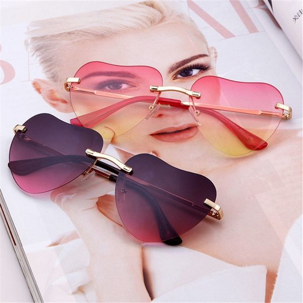 xojox heart sunglasses women fashion rimless sun glasses clear transparent heart glasses vintage frameless uv400 mirror eyewear, White;black
xojox heart sunglasses women fashion rimless sun glasses clear transparent heart glasses vintage frameless uv400 mirror eyewear, White;black