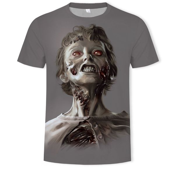 mens designer new zombie 3d printed round collar t-shirt duan xiu, White;black
mens designer new zombie 3d printed round collar t-shirt duan xiu, White;black