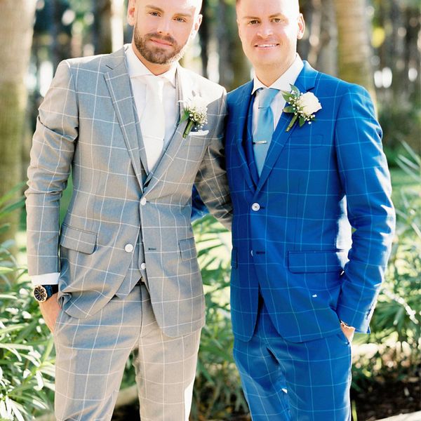 classic check wedding tuxedos two button peaked lapel groom wear suits handsome 3 pieces men blazer suits, Black;gray
classic check wedding tuxedos two button peaked lapel groom wear suits handsome 3 pieces men blazer suits, Black;gray