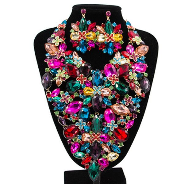 african beads jewelry sets for women accessories wedding bridal crystal pendant statement necklace earring resin gem jewelry set, White
african beads jewelry sets for women accessories wedding bridal crystal pendant statement necklace earring resin gem jewelry set, White