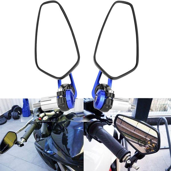 1pair motorcycle rearview side mirrors universal 7/8" 22mm handle bar end motorbike rear view mirror
1pair motorcycle rearview side mirrors universal 7/8" 22mm handle bar end motorbike rear view mirror