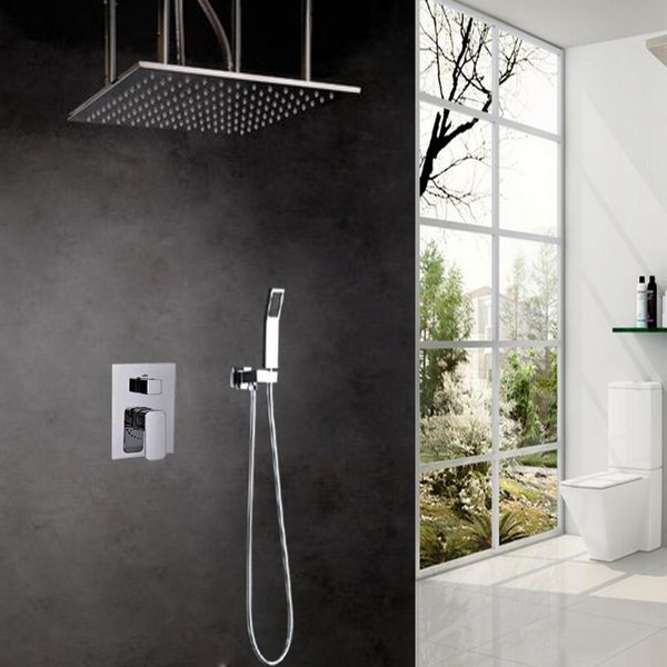 60x60cm high flow and cold shower faucet set bathroom bath accessories big rain shower head kit with hand spray
60x60cm high flow and cold shower faucet set bathroom bath accessories big rain shower head kit with hand spray