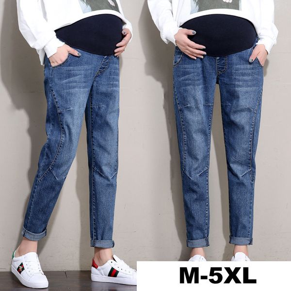 denim pregnancy pants plus size -5xl clothes for pregnant women elastic waist belly pant cotton jeans pants for maternity, White
denim pregnancy pants plus size -5xl clothes for pregnant women elastic waist belly pant cotton jeans pants for maternity, White